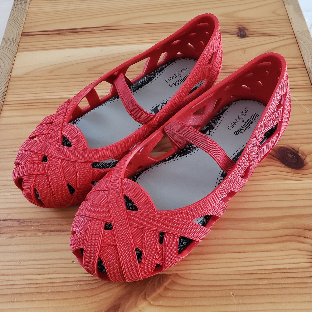 Mini Melissa + Jason Wu Flats Fit 12.5-13 - Picture 1 of 7